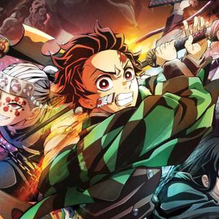 Demon Slayer landscape 4k wallpaper