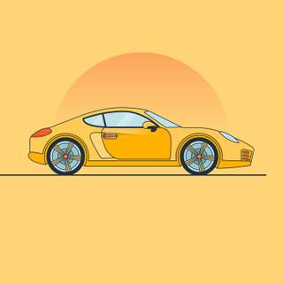 4k yellow minimalist wallpaper