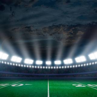 Football field 4k wallpaper