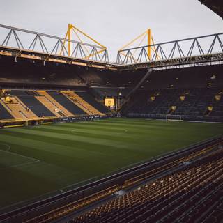 Football field 4k wallpaper