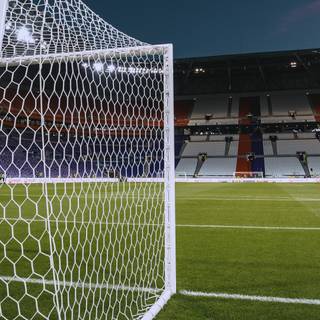 Football field 4k wallpaper