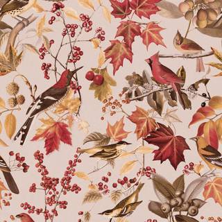 Autumn pastel patterns wallpaper