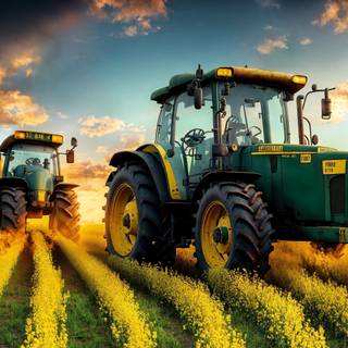 John Deere 4k wallpaper