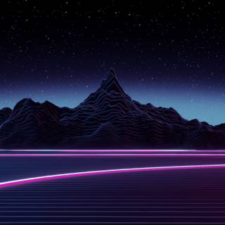 Neon purple 4k wallpaper