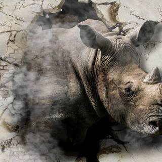 Rhinoceros 4k wallpaper