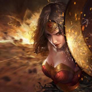 Wonder Woman 4k desktop wallpaper