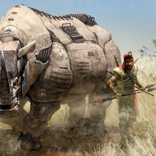 Rhinoceros 4k wallpaper
