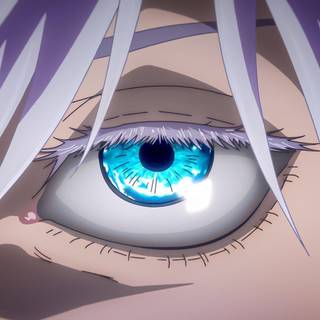 Gojo Satoru eyes wallpaper