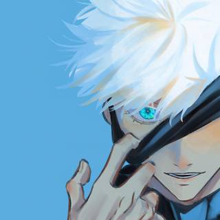 Gojo Satoru eyes wallpaper