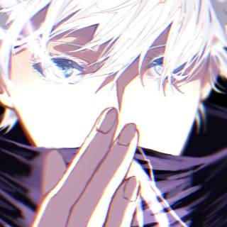Gojo Satoru eyes wallpaper