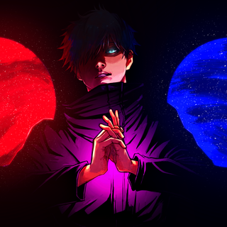 Gojo Satoru eyes wallpaper