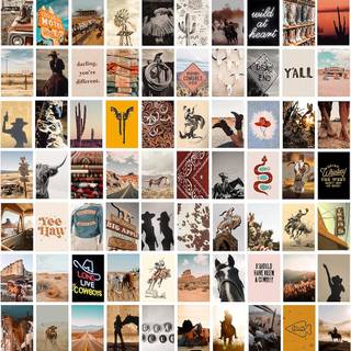 Aesthetic girl Western phone wallpaper