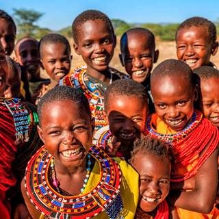 Children from Africa wallpaper