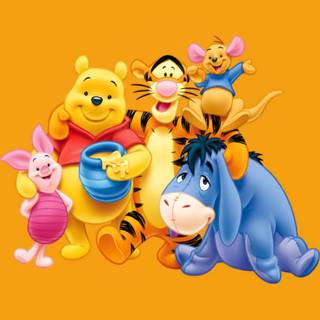 Pooh Bear and friends wallpaper
