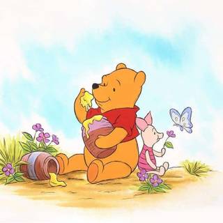 Pooh Bear and friends wallpaper