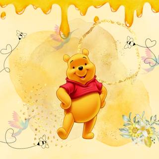 Pooh Bear and friends wallpaper