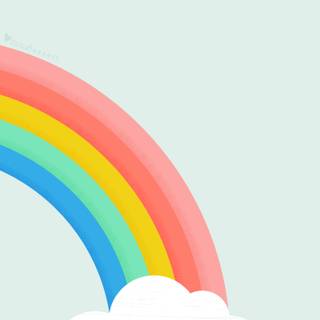 Rainbow iPad wallpaper