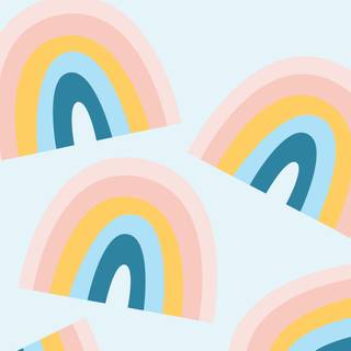 Rainbow iPad wallpaper