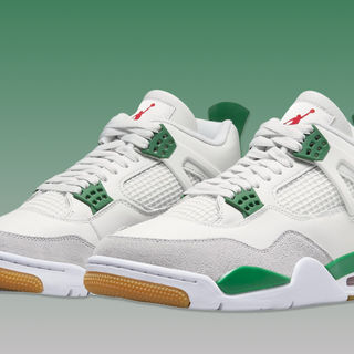 Lucky Green Jordan 4 wallpaper
