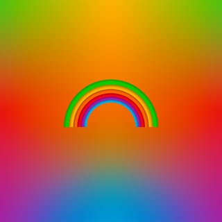 Rainbow iPad wallpaper