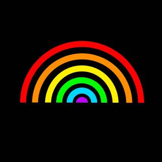 Rainbow iPad wallpaper