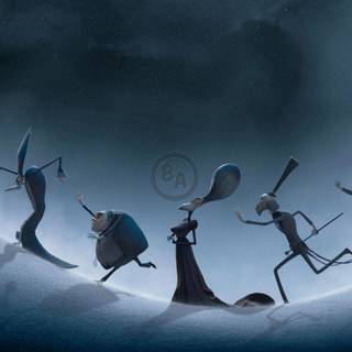 Corpse Bride and The Nightmare Before Christmas wallpaper
