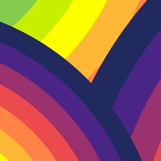 Rainbow iPad wallpaper