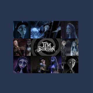 Corpse Bride and The Nightmare Before Christmas wallpaper