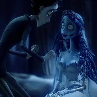 Corpse Bride and The Nightmare Before Christmas wallpaper