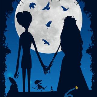 Corpse Bride and The Nightmare Before Christmas wallpaper