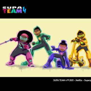 Supa Team 4 wallpaper