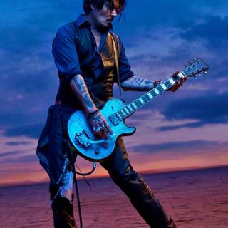 Johnny Depp Dior wallpaper