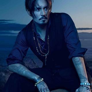 Johnny Depp Dior wallpaper