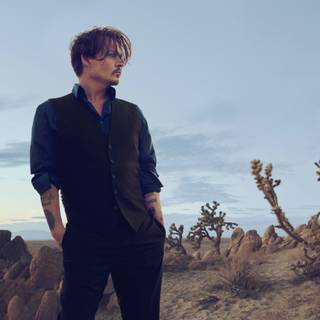 Johnny Depp Dior wallpaper