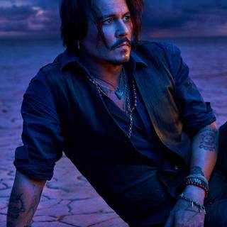 Johnny Depp Dior wallpaper