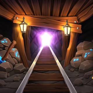 Mineshaft wallpaper