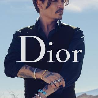 Johnny Depp Dior wallpaper