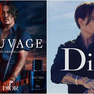 Johnny Depp Dior wallpaper