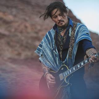 Johnny Depp Dior wallpaper