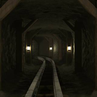 Mineshaft wallpaper