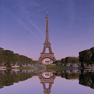 Purple Paris wallpaper
