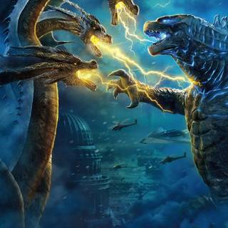 Ghidorah 4k iPhone wallpaper