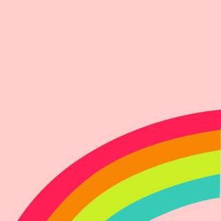 iPhone rainbow wallpaper