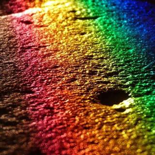 iPhone rainbow wallpaper