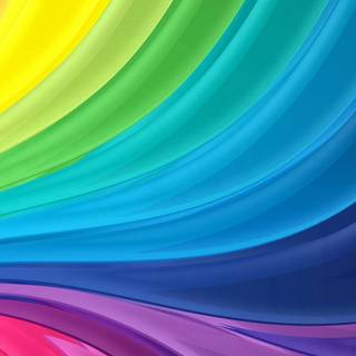 iPhone rainbow wallpaper