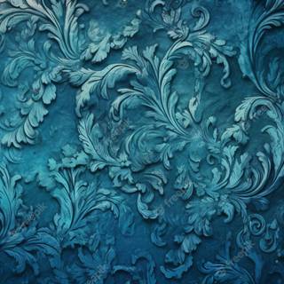 Vintage blue wallpaper