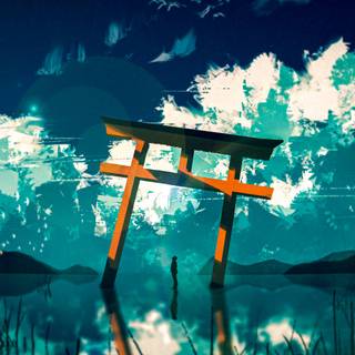 Japanese Torii Gate wallpaper