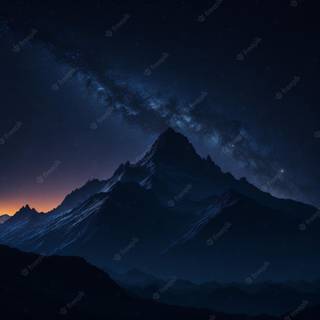 4k sky mountain wallpaper