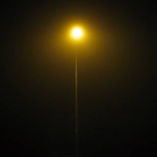 Street lamp fog wallpaper