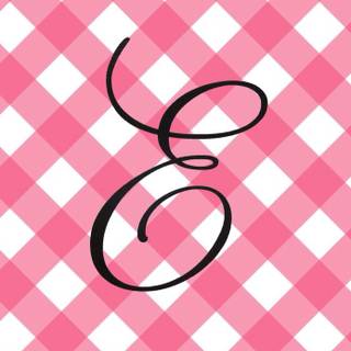 Pink letter E wallpaper